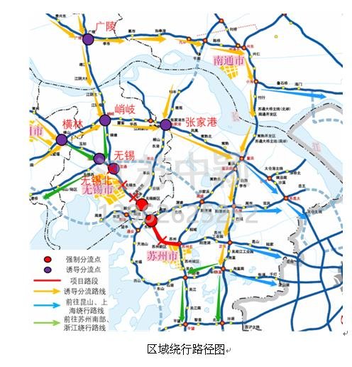 一、區域繞行分流 對于往上海、浙江方向的汽車,可在橫林樞紐、無錫北樞紐、峭岐樞紐、無錫樞紐、張家港、廣陵樞紐等6個樞紐繞行G4221滬武高速、G40滬陜高速、S48錫宜高速、S19通錫高速等。